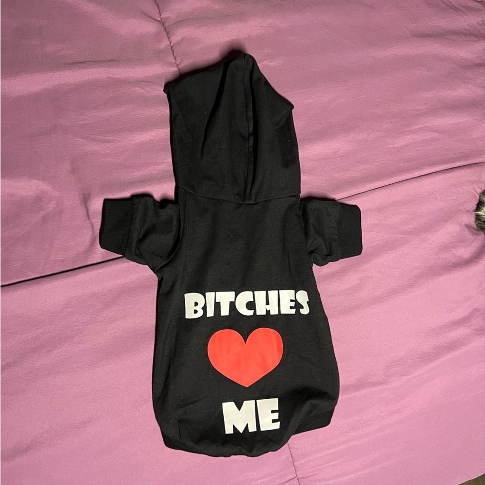 Dog graphic hoodie
